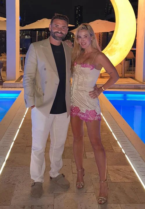 Quién es Nicolás Trombino, el novio de Jésica Cirio al que le encontraron armas