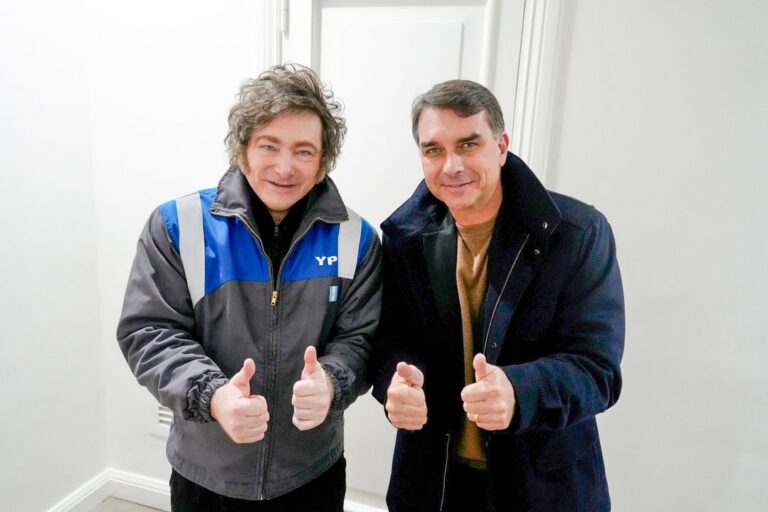Javier Milei confirmó que viajará en julio a Brasil para apoyar a Flavio Bolsonaro