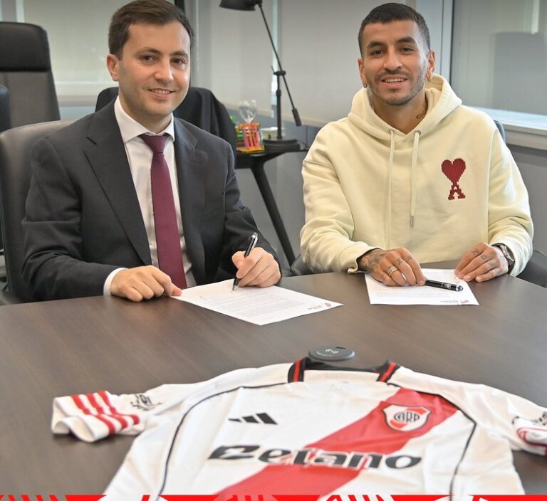 Ángel Correa firmó con River hasta 2029 y fue presentado oficialmente como nuevo refuerzo