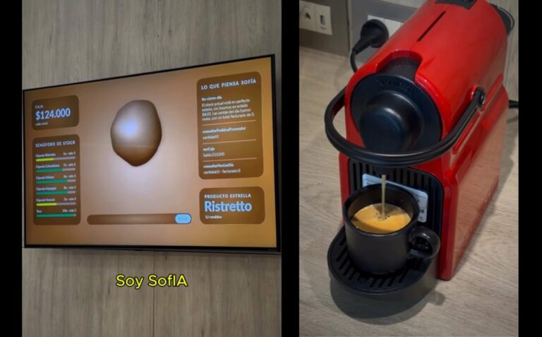 Revolución en el Café: SofIA, la Inteligencia Artificial que Gestiona una Cafetería en Mendoza