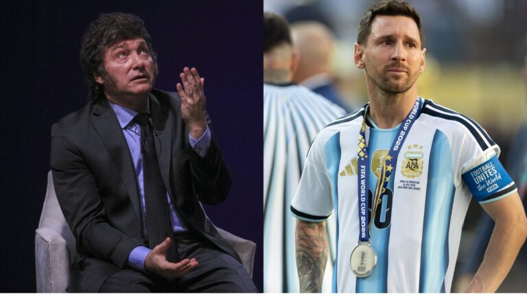 Milei se pronuncia sobre la muerte del padre de Messi: «Da vergüenza pensar…»