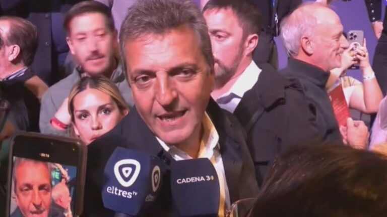 Sergio Massa llama a la unidad del peronismo en su reaparición pública