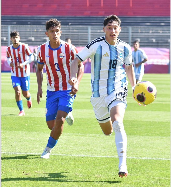 Argentina Sub 19 inicia su camino en los Juegos Suramericanos con derrota frente a Paraguay
